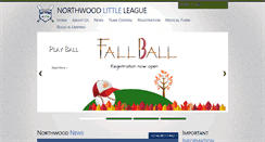 Desktop Screenshot of northwoodbaseball.com